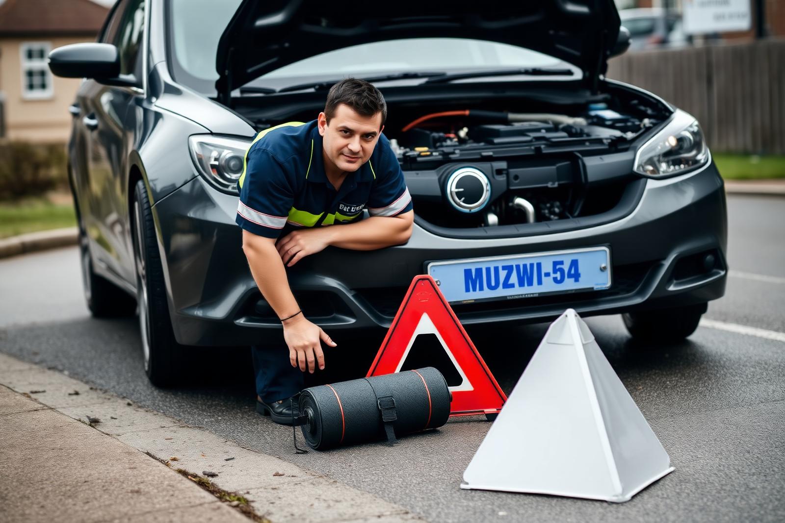 Roadside assistance technician